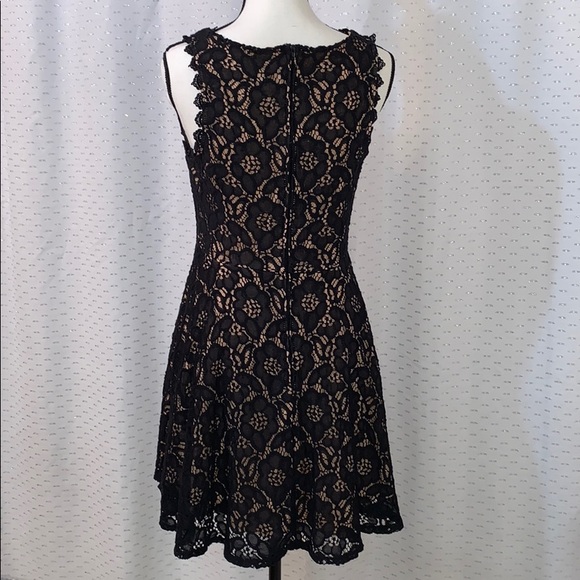 Sequined Lace Fit & Flare Dress from City Studios - Picture 2 of 7